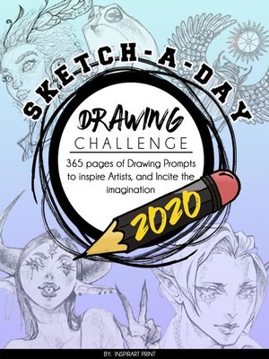 cover image of Sketch-A-Day Drawing Challenge 2020